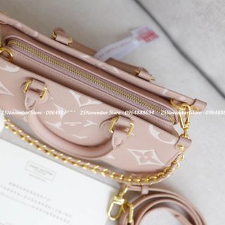 T𝒖́𝒊 𝒙𝒂́𝒄𝒉  Nữ Cao Cấp 𝑶𝑵𝑻𝑯𝑬𝑮𝑶 - Màu Hồng - Size: 25cm