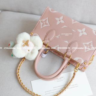 T𝒖́𝒊 𝒙𝒂́𝒄𝒉  Nữ Cao Cấp 𝑶𝑵𝑻𝑯𝑬𝑮𝑶 - Màu Hồng - Size: 25cm