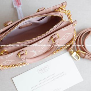 T𝒖́𝒊 𝒙𝒂́𝒄𝒉  Nữ Cao Cấp 𝑶𝑵𝑻𝑯𝑬𝑮𝑶 - Màu Hồng - Size: 25cm