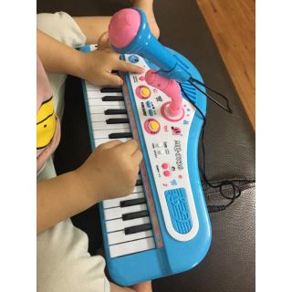 Đàn organ điện tử có micro kèm sạc pin, đồ chơi đàn piano 37 phím, đồ chơi giáo dục âm nhạc