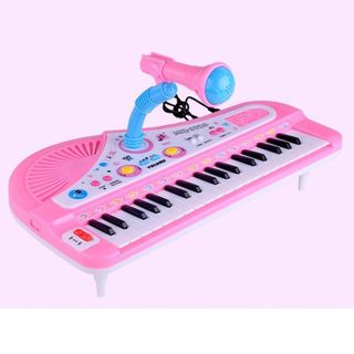 Đàn organ điện tử có micro kèm sạc pin, đồ chơi đàn piano 37 phím, đồ chơi giáo dục âm nhạc