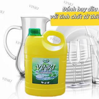 Nước rửa chén cao cấp VinKi can 2 kg