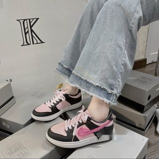 Giày thể thao nữ da mềm Full box QC, kiểu dáng unisex rất dễ phối đồ, đế cao su êm chân