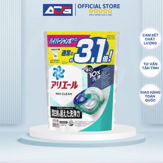 Viên Nước Giặt Xả 4D Big Size Ariel Gel Ball Pro Clean Hyper Jumbo Lưu Hương Thơm Lâu - Hàng Nhật Nội Địa (Túi 28 viên) giá sỉ