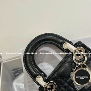 𝐓𝐮́𝐢 𝐗𝐚́𝐜𝐡 Nữ Cao Cấp   𝐋𝐀𝐃𝐘 𝐌𝐈𝐂𝐑𝐎 - Size: 14cm - Màu Đen