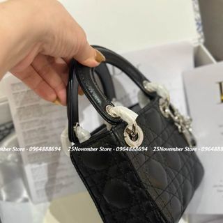 𝐓𝐮́𝐢 𝐗𝐚́𝐜𝐡 Nữ Cao Cấp   𝐋𝐀𝐃𝐘 𝐌𝐈𝐂𝐑𝐎 - Size: 14cm - Màu Đen