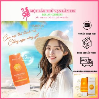 Kem Chống Nắng Omigos, Chống Tia UV Giúp Dưỡng Ẩm và Bổ Sung Nhiều Khoáng Chất Cần Thiết Cho Da
