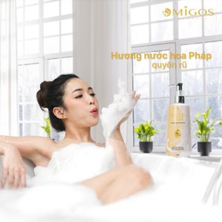 Sữa tắm dưỡng da toàn thân Omigos Skin Perfect trắng sáng đều màu ngừa lão hóa dưỡng ẩm 300ml