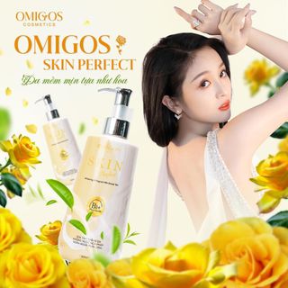 Sữa tắm dưỡng da toàn thân Omigos Skin Perfect trắng sáng đều màu ngừa lão hóa dưỡng ẩm 300ml