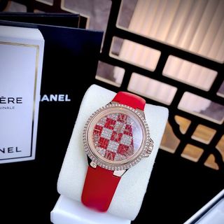MICHAELL KORSSs Limited Edition Camille Red Leather Watch MK4701 giá sỉ