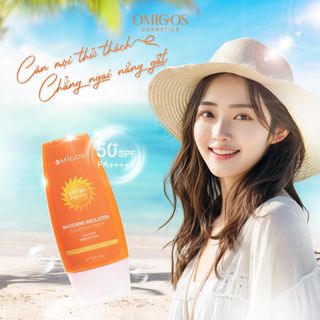 Kem Chống Nắng Omigos, Chống Tia UV Giúp Dưỡng Ẩm và Bổ Sung Nhiều Khoáng Chất Cần Thiết Cho Da