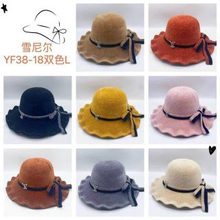 Mũ vành đủ mẫu có chữ L V trên nơ QC