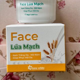 Kem trắng da mờ nám lúa mạch hana white