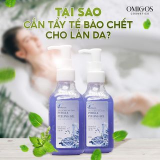 Tẩy Tế Bào Da Chết Body Omigos, Làm Sạch Lớp Tế Bào Da Chết Trên Cơ Thể, Ngăn Ngừa Mụn Lưng và Dưỡng Da Sáng Mịn 220g