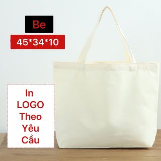 Túi Tote, túi vải , túi basic In LoGo Hoạ Tiết , Tranh Theo yêu cầu ( Hàng Giá Tận xưởng )