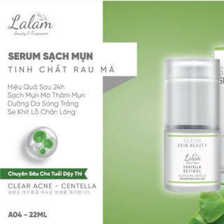 Bộ sản phẩm kem và serum mụn rau má dành cho tuổi dậy thì