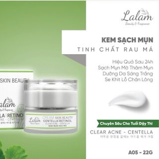 Bộ sản phẩm kem và serum mụn rau má dành cho tuổi dậy thì