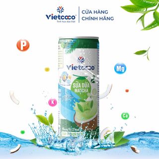 Sữa dừa matcha Vietcoco 240ml giá sỉ