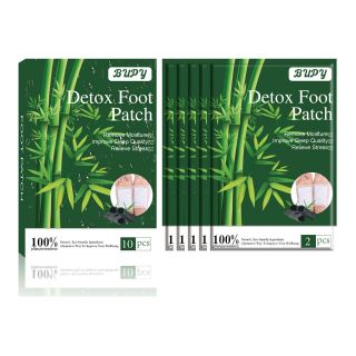 Hộp Miếng Dán chân DETOX thải độc tố cho cơ thể, Siêu tiện lợi (1hop/5goi/10mieng)