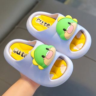 Dép bánh thỏ Koromi tai dài và khủng long dễ thương cao cấp êm chân bé gái và bé trai