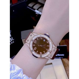 HUBLOT Diamon -Chất Lương + Giá Tốt + Sẵn Hàng Ship ngay size :34mm.Bề dày:8mm