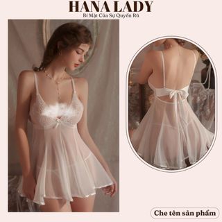 Váy Ngủ - Đầm Ngủ 2 Dây Xuyên Thấu Sexy, Đồ Ngủ Nữ Quyến Rũ Gợi Cảm VN448