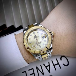 ROLEX YATCH MASTER - Automatic thép mạ PVD bền màu , kính tráng saphire. máy: Automatic (cơ)-size 40mmfullbox
