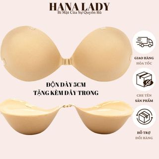 Áo ngực dán siêu nâng, miếng dán nâng ngực tạo khe mút bán mì dày 5cm cao cấp cho cô dâu DT050