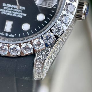 R O L E X SUBMARINE - SIZE 40MM - Dây cao su thể thao - Máy cơ ( auto matic ) Mời anh em