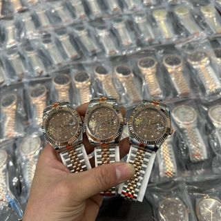 fullbox- ROLEX DAY JUST - Máy Cơ Nhật Đủ Mã Đủ Size 31/36/41 Giá Sỉ Cực Tốt - Thép Đúc