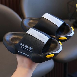 Dép bánh mì hình xe hơi thể thao phong cách cho bé trai êm chân mềm