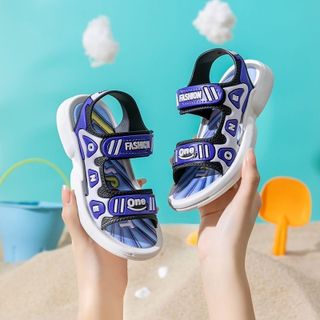 Giày quai dán cho bé trai bé gái mix màu chữ One siêu nhẹ chống nước- Sandal đi hoc