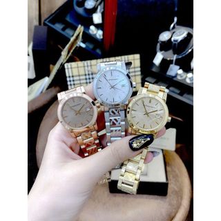 BURBERRY BU9144, BU9145, BU9146 The City Swiss Stainless - khắc chìm Gold cực sang - 34mm giá sỉ