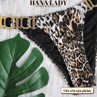 Bikini 2 mảnh sexy họa tiết da beo gợi cảm, đồ tắm dây quyến rũ BN138