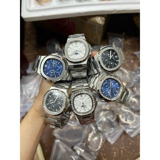 Patek Philippe Nautilus Steel 5740 - Máy Cơ Nhật Thép Đúc - Sẵn Hàng [Đủ màu] Sỉ Số Lượng Ship Ngay Bảo Hành 24 Tháng