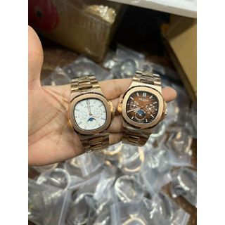 Patek Philippe Nautilus Steel 5740 - Máy Cơ Nhật Thép Đúc - Sẵn Hàng [Đủ màu] Sỉ Số Lượng Ship Ngay Bảo Hành 24 Tháng