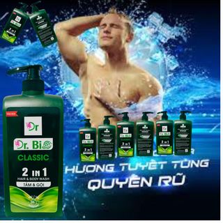 [HCM] Tắm gội 2 trong 1 hương ROMANO DR.BIO  2in1