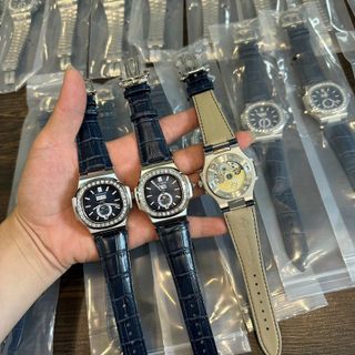 [Đủ màu]Patek philipe 5726 Viền đá baguette Size 40mm với độ hoàn thiện cực nét Bản 5 kim đầy đủ chức năng Lịch