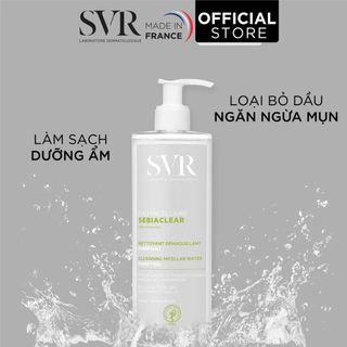 Nước làm sạch da, tẩy trang và giúp loại bỏ dầu cho da SVR SEBIACLEAR EAU MICELLAIRE 75ml