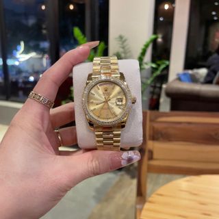 Rolex day-date nhà máy AAA Size 38/42mm Kính saphire Thép 904L Logo góc 6h sắc nét Mời anh em lên đơnk