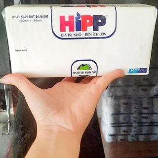 Khăn giấy ăn HIPP - 2 lớp -  260 tờ giá sỉ