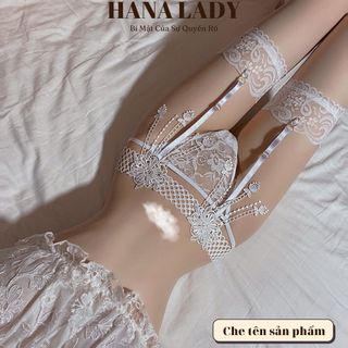 Quần lót kẹp tất ren lưới, quần lọt khe hoa tua rua sexy gợi cảm LK106