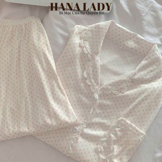 Pijama tay dài mặc nhà - Đồ ngủ nữ thun sữa cao cấp PJ512