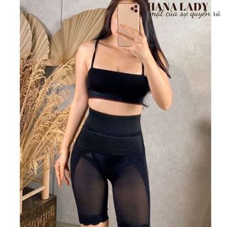 Quần Gen Nịt Bụng Cạp Chéo Định Hình Bụng Dưới Không Lộ Viền - Quần Bảo Hộ Nâng Mông Mặc Váy QL020