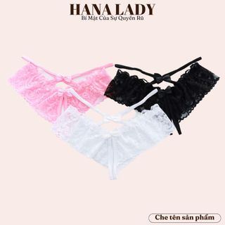 [Mã FADEP2903 giảm đến 30k đơn từ 99k] Quần lót ren lọt khe hỡ đủng không đáy sexy xuyên thấu gợi cảm LK016