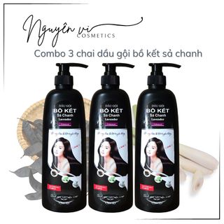 Dầu gội bồ kết sả chanh hoa bưởi 1000ML - Giúp tóc mềm mượt chắc khỏe