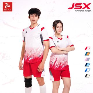 bộ quần áo bóng đá chính hãng JUSTPLAY JSX – Xám, in ấn tên số logo theo yêu cầu cho team, đội nhóm