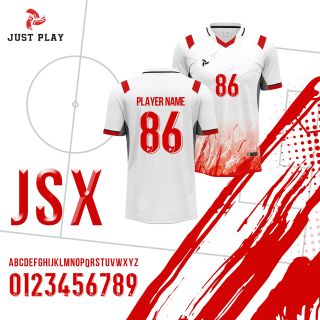 bộ quần áo bóng đá chính hãng JUSTPLAY JSX – Xám, in ấn tên số logo theo yêu cầu cho team, đội nhóm