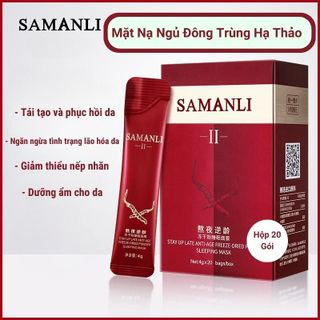 Mặt nạ đông trùng hạ thảo dưỡng ẩm trắng da hộp 20 gói