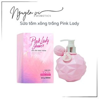 Sữa tắm xông trắng Pink Lady 300ML | Sữa tắm dưỡng da hương nước hoa giá sỉ